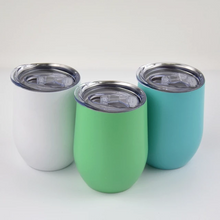 Load image into Gallery viewer, 3 Pack Glow In The Dark Stainless Steel 355ml Hot or Cold Tumblers
