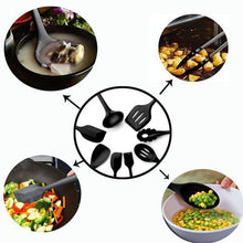 Load image into Gallery viewer, 10 Piece Silicone Nonstick Utensil Set IB-70
