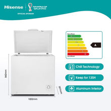 Load image into Gallery viewer, Hisense - 245 Litre Net - White Chest Freezer
