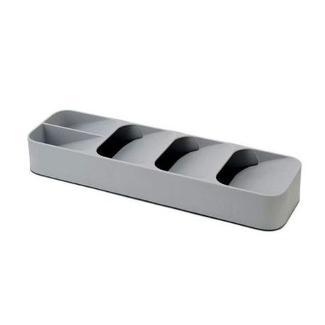 Smart Kitchen Cutlery Drawer Organizer Spoon Fork Storage Tray-Grey Buy Online in Zimbabwe thedailysale.shop