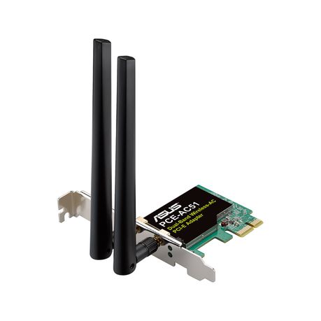 Asus Wireless-AC750 Dual-band PCI-E Adapter Buy Online in Zimbabwe thedailysale.shop