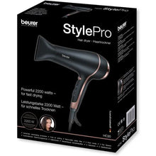 Load image into Gallery viewer, Beurer Hair Dryer with Professional Nozzle 2200-2400 Watt Power HC 30
