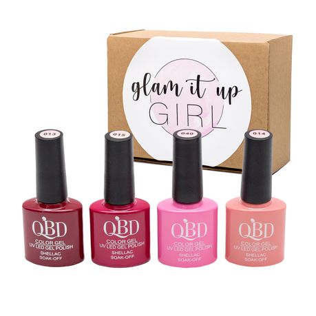 Glam It Up Girl/ UV Gel Nail Polish - Shades of Pink