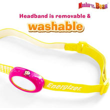 Load image into Gallery viewer, Energizer Masha &amp; The Bear Kids Headlight including 2x CR2032
