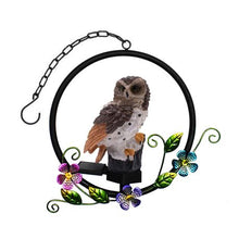 Load image into Gallery viewer, Outdoor Solar Wind Chime Light, Garden Light, Garden Decoration –Brown Owl

