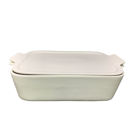 Casserole 29x16.5x8cm Porcelain White With Lid Zlf-R023 Buy Online in Zimbabwe thedailysale.shop
