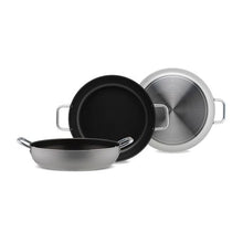 Load image into Gallery viewer, Piardi Fireworks Grey Deep Pan S/S Riveted Handles 36cm
