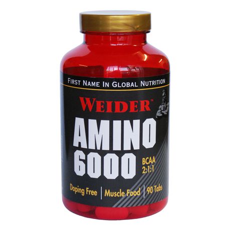 Weider Amino 6000 Tablets - 90's Buy Online in Zimbabwe thedailysale.shop
