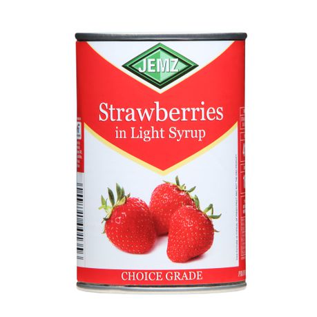Jemz Strawberries in Syrup 410g Buy Online in Zimbabwe thedailysale.shop
