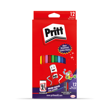 Pritt Wax Crayons 12 Pack Buy Online in Zimbabwe thedailysale.shop