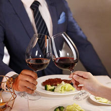 Load image into Gallery viewer, Eco 2 x 690ml Red Wine Glasses with 4 x Stainless Steel Wine Tools
