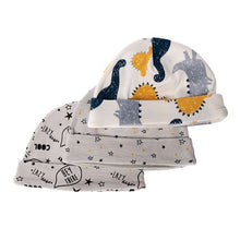 Load image into Gallery viewer, All Heart 3 Pack Printed Dinosaur With Stars Beanie
