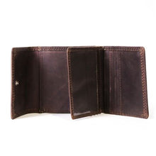 Load image into Gallery viewer, Nuvo - AW119 Brown Leather Men's Trifold Wallet

