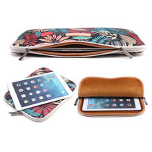 Load image into Gallery viewer, Tuff-Luv LISEN Botanical Forest 14 Canvas Laptop Sleeve Case - Black
