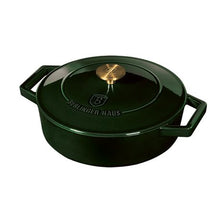 Load image into Gallery viewer, Berlinger Haus 26cm Enamel Coating Oven Safe Mini Pot with Lid - Emerald
