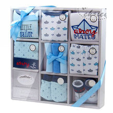 Load image into Gallery viewer, Baby Gift Set - Boys Little Sailor
