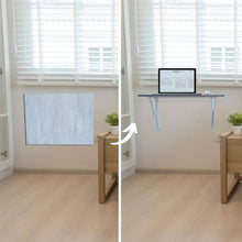 Load image into Gallery viewer, Fold Down Wall Mounted Study Desk Table 73x53cm - Wood Marble
