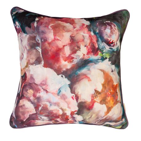 Jumarie From The Heart Large Peonies 50x50 Floral Scatter Cushion Cover