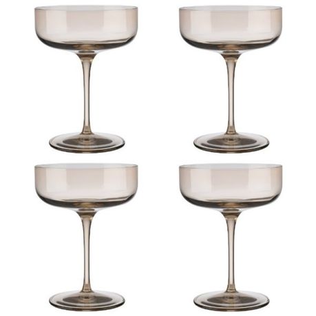 Blomus Champagne Coupe Glasses Tinted in Golden-Beige Nomad Fuum Set of 4 Buy Online in Zimbabwe thedailysale.shop