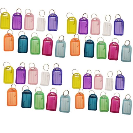 SourceDirect - Key Tags / Key Rings / Click Tags - Pack of 40 (Assorted) Buy Online in Zimbabwe thedailysale.shop