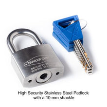 Load image into Gallery viewer, Trailer Cuff Plus Lock Trailer Lock
