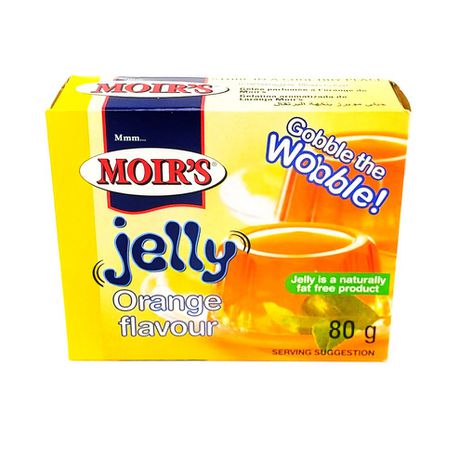 Moir's Jelly - Orange Flavour 6 x 80g Buy Online in Zimbabwe thedailysale.shop