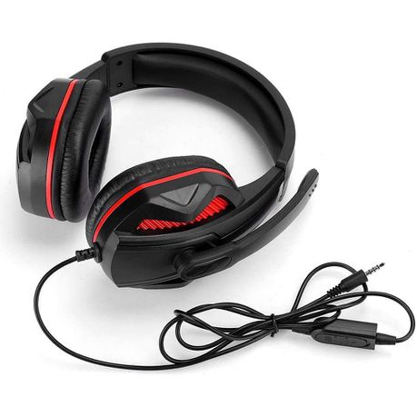 Gaming Headset SEZ-881  - Red&Black Buy Online in Zimbabwe thedailysale.shop
