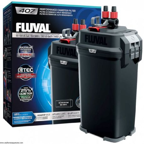 Fluval 407 Canister Filter (150-500L) 1450L/hour Buy Online in Zimbabwe thedailysale.shop