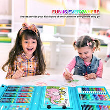Load image into Gallery viewer, BTR - 208 Piece Art Set With Colouring Books , Gifts for Kids – Blue
