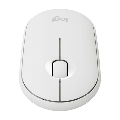 Logitech Pebble M350 Wireless Mouse - Off White Buy Online in Zimbabwe thedailysale.shop