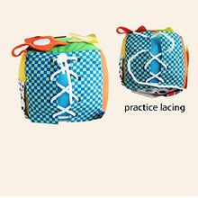 Load image into Gallery viewer, Baby Toddler Learn to Dress Cube
