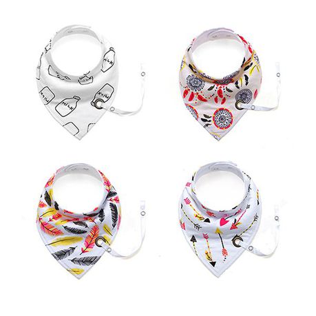 Set of four Baby Bibs with Dummy Holder - Dream Catcher Buy Online in Zimbabwe thedailysale.shop