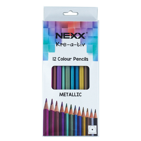 NEXX Kre-A-Tiv Metallic Colour Pencils Buy Online in Zimbabwe thedailysale.shop