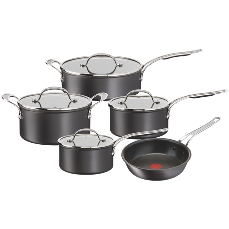 Jamie Oliver by Tefal Cooks Classic Hard Anodised 5 piece set Buy Online in Zimbabwe thedailysale.shop