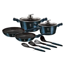Load image into Gallery viewer, Berlinger Haus 10 Pieces Marble Coating Cookware Set - Aquamarine Edition
