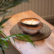 Load image into Gallery viewer, Eco Coconut Bowl Candle with 3 Wicks - Lavender
