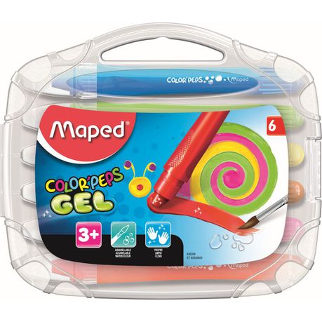Maped Gel Crayons 6's Buy Online in Zimbabwe thedailysale.shop