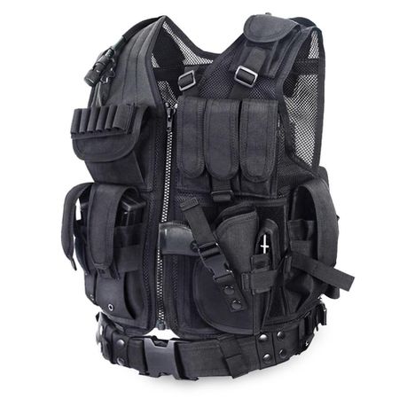 Tactical Outdoor Vest Black