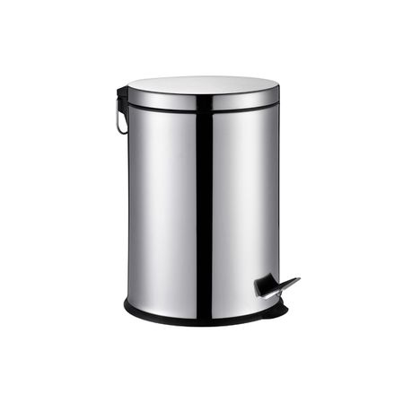 Householder Polished Stainless Steel Foot Pedal Waste Bin 3L Buy Online in Zimbabwe thedailysale.shop