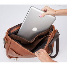 Load image into Gallery viewer, Brad Scott The Rocco Laptop Overnight Messenger Bag (Unisex)
