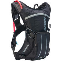 Load image into Gallery viewer, Uswe Airborne 3L Black/Grey Hydration Backpack, 2L Hydration Bladder MTB
