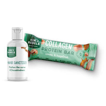 Load image into Gallery viewer, Kind Rebels - Cocoa &amp; Hazelnut Collagen Bars + Hand Sanitizer 60ML
