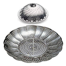 Load image into Gallery viewer, Stainless Steel Food Steamer - Vegetable Steamer - Expandable Food Steamer
