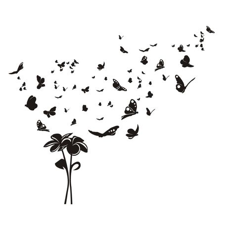 Fantastick - Fly Away Butterflies Vinyl Wall Art Buy Online in Zimbabwe thedailysale.shop