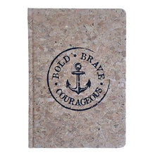 Load image into Gallery viewer, SOKHO Christian Inspired Gifting Anchored Cork Notebook Journal
