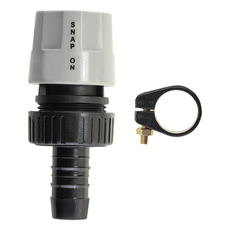 Snap-On Barbed Hose Connector - 20mm and Clamp - Single Buy Online in Zimbabwe thedailysale.shop