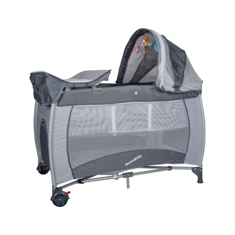 Baby Centre Camp Cot With Folding Mattress (Grey) Buy Online in Zimbabwe thedailysale.shop