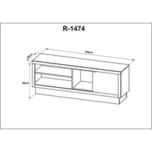 Load image into Gallery viewer, Linx Entertainment TV Stand - White
