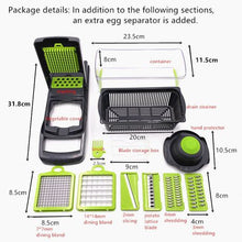 Load image into Gallery viewer, Multifunctional Vegetable Slicer and Grater with Blades and Cutters
