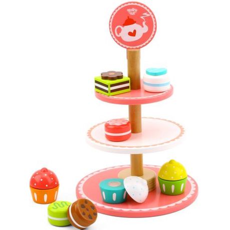 Nuovo Wooden Dessert Stand Buy Online in Zimbabwe thedailysale.shop